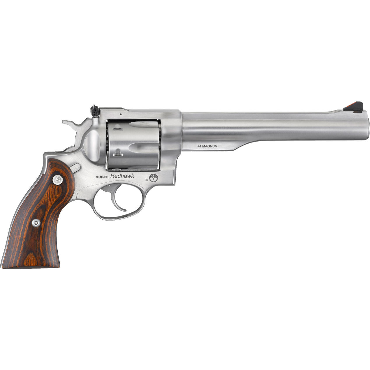 Ruger 5041 Redhawk Large Frame 44 Special/44 Rem Mag 6rd, 7.50" Satin Stainless Steel Barrel, Dual Chambered Satin Stainless Cylinder & Fram — Lowest 