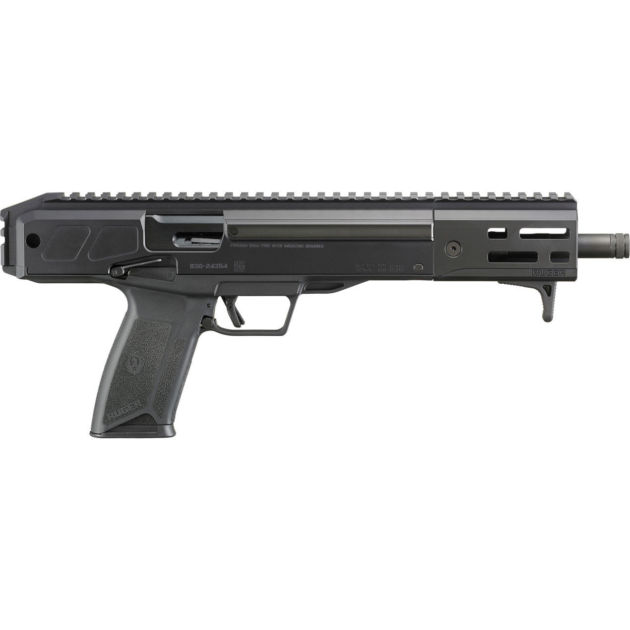 Ruger 19303 LC Charger 5.7x28mm 20+1 10.30" Black Nitride Steel Threaded Barrel, M-LOK Handguards, Black Hard Coat Anodized Picatinny Rail R — Lowest 