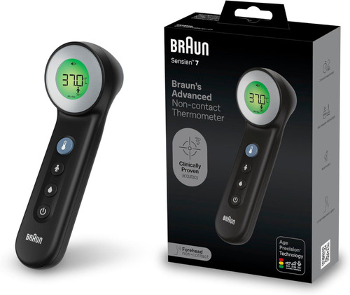 Braun Thermoscan Sensian 7 Ear Thermometer - Colour Coded Digital Display