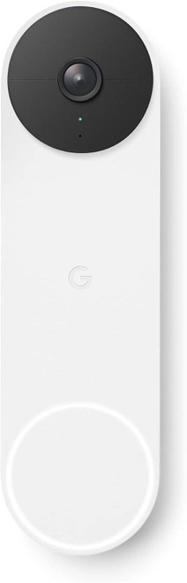 Google Nest Doorbell - Battery - Wireless 960p Video Doorbell - White
