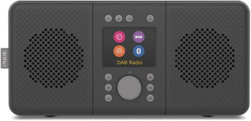 Pure Elan Connect+ - All-In-One DAB Stereo Radio Bluetooth - Charcoal
