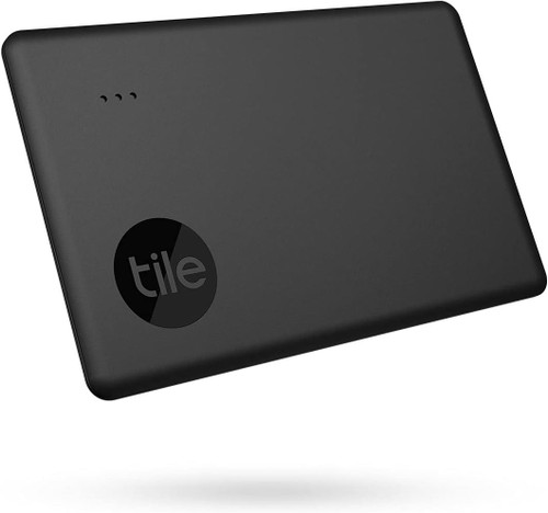 Tile Slim (2022) Bluetooth Item Finder - 60m Finding Range - Black