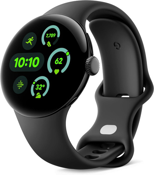 Google Pixel Watch 3 Smartwatch - Wi-Fi - 45mm - Matte Black