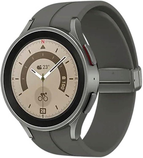 Samsung Galaxy Smartwatch 5 Pro 45mm SM-R920N Bluetooth Titanium Case - Silver