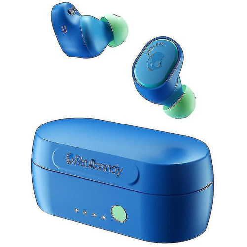 Skullcandy Sesh Evo True Wireless Bluetooth Earphones - IP55 - Curious Blue