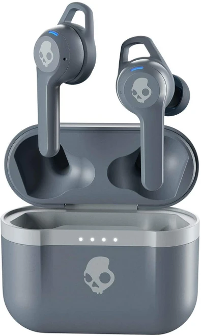 Skullcandy Indy Evo In-Ear True Wireless Headphones IP55 Ear Buds - Chill Grey