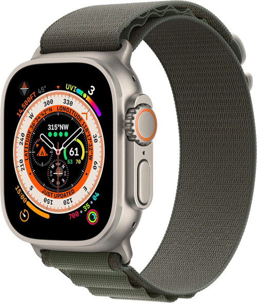 Apple Watch Ultra 49mm Titanium Case - GPS + LTE - Alpine Band