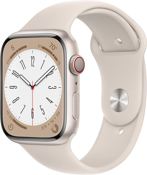 Apple Watch Series 8 - Aluminium - 45MM - Starlight - 4G - A2775