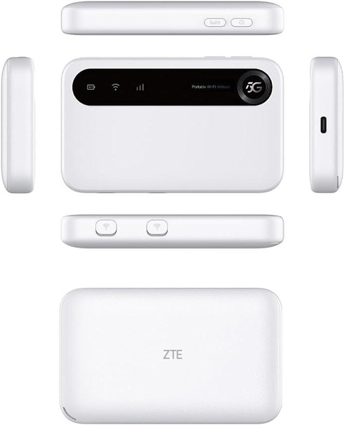 ZTE U50 5G Mobile WiFi Hotspot - Unlocked - WiFi 6 - White