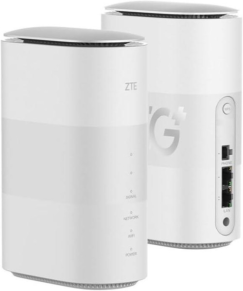 ZTE 5G Router MC888 - Unlocked - WiFi 6 - Up to 3.8 Gbps - White