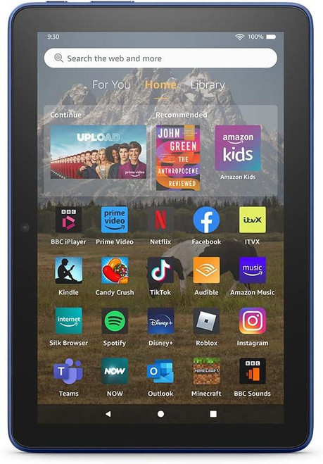 Amazon Fire HD 8 Tablet 12th Generation Full HD display WiFi Alexa 32 GB Denim