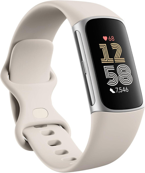 Fitbit Charge 6 - Fitness Tracker - Smartwatch - HRM - GPS - Silver