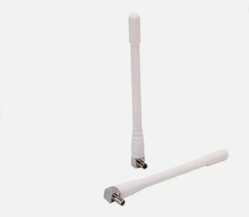 TS9 4G LTE Antenna | Right Angle Male Connector | White | Router Aerial (2Pcs)