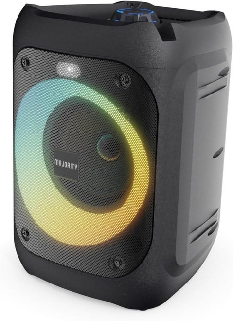 Majority P100 Portable Bluetooth Speaker - Microphone - Karaoke - Black
