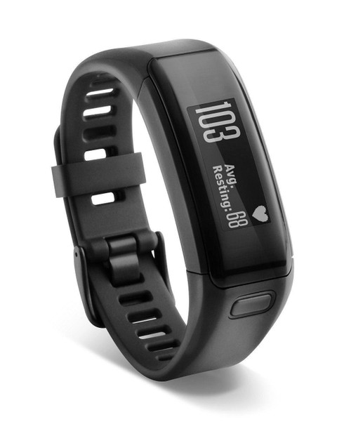 Garmin Vivosmart HR Fitness Activity Tracker with Integrated HRM – Black (U)