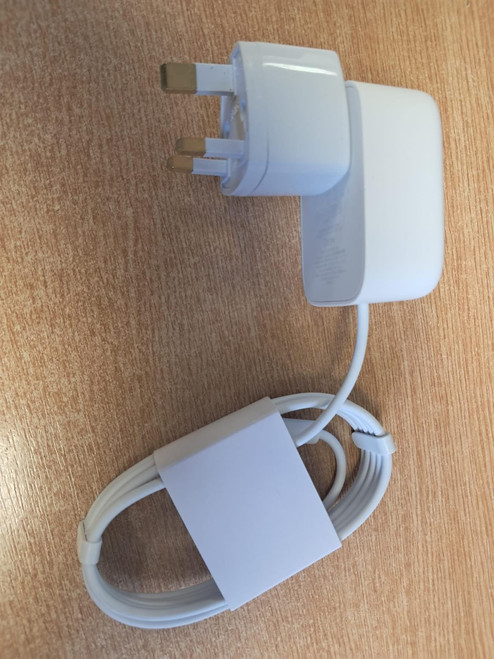 AC Adaptor 24v for Google Home Nest Hub Max - White - US Plug with UK Adapter