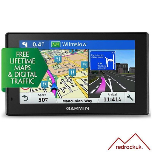 Garmin Drivesmart 50LMT-D 5" GPS Sat Nav - UK & W.Europe Lifetime Maps (U)