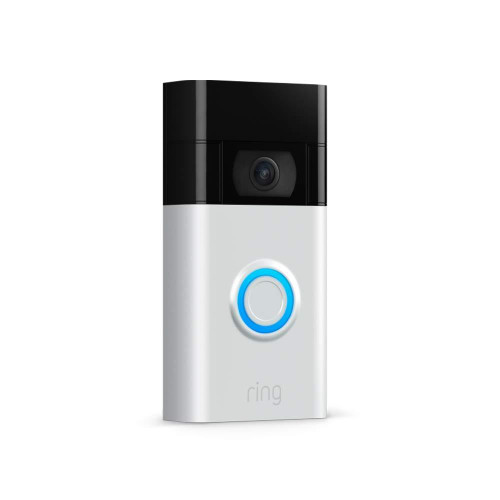 Ring Video Doorbell | 2nd Gen | 1080p Wireless Doorbell | Satin Nickel