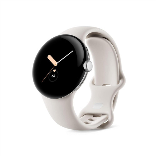 Google Pixel Watch Smartwatch - Activity & Heart Rate Tracking - Steel/Chalk
