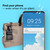 Tile Slim (2022) Bluetooth Item Finder - 60m Finding Range - Black