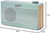 Roberts Rambler Mini DAB/DAB+/FM Radio - Bluetooth - Portable - Duck Egg Blue