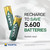 Rechargeable AAA Batteries - 2100mAh - VARTA x4