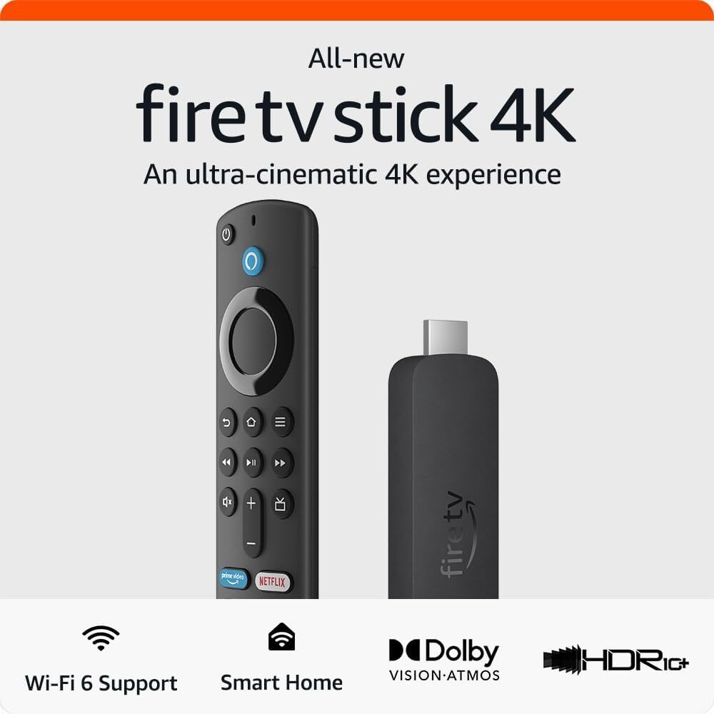 Amazon Fire TV Stick 4K with Alexa Voice Remote