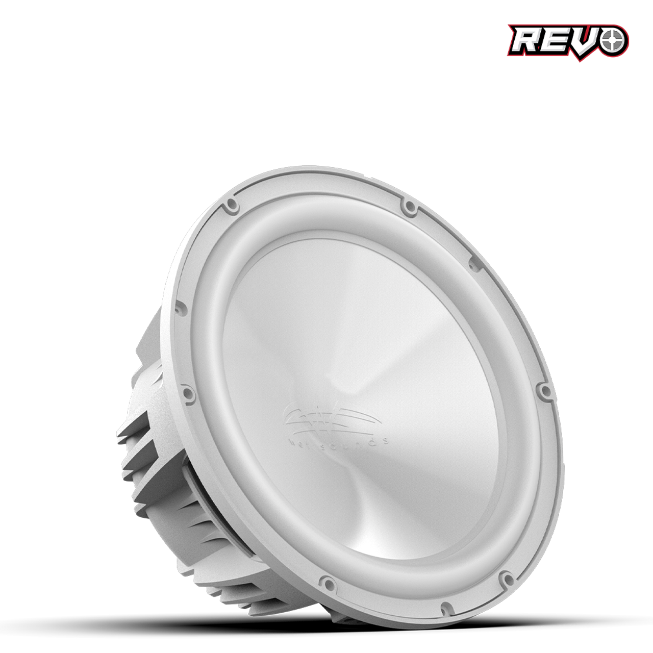 Wet Sounds REVO Series 10-inch Free-Air Marine Subwoofer - 4Ω White