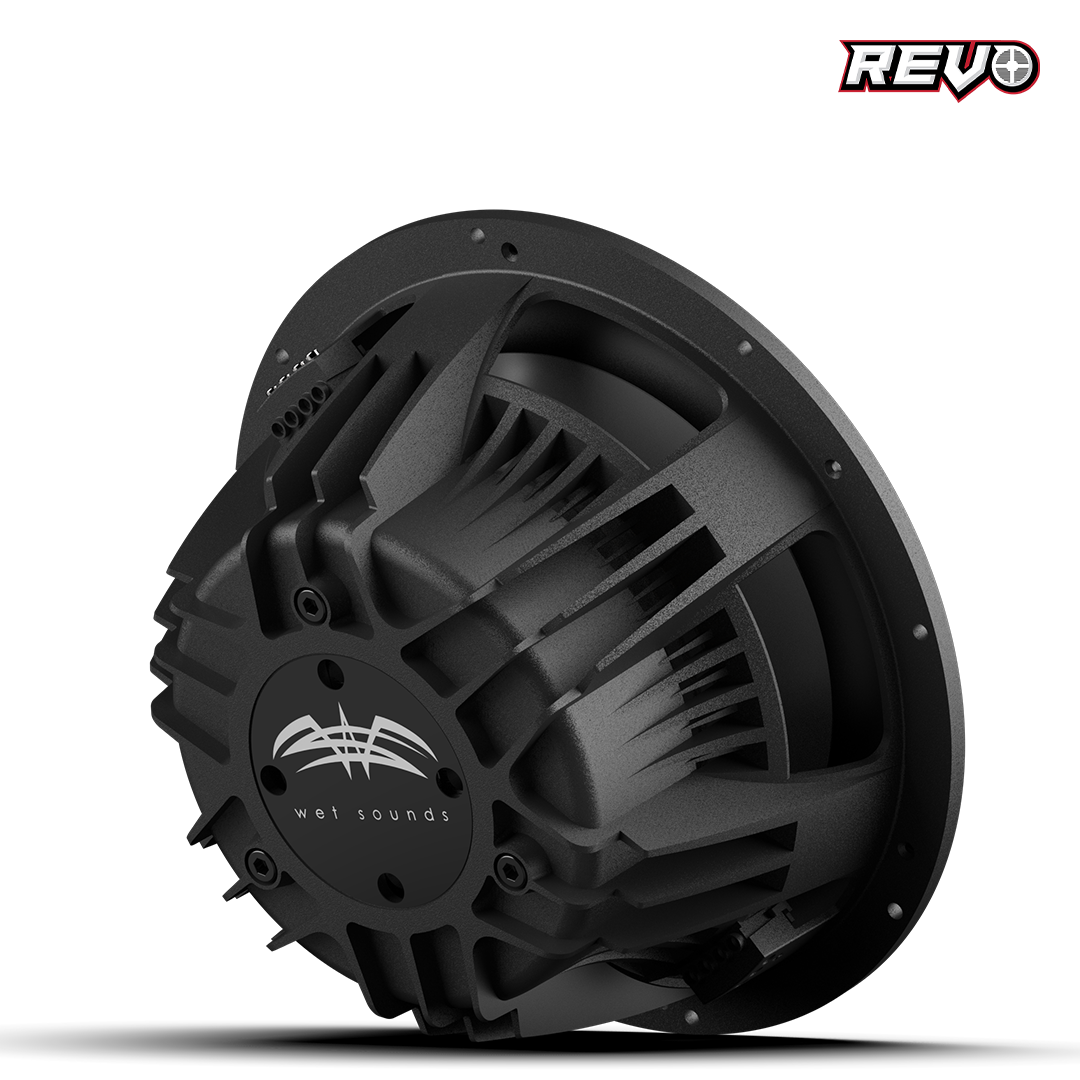 【ビンテージ】Revo Sound System Revo 120 Wet Sounds REVO Series 12-inch Free-Air Marine Subwoofer - 4Ω Black