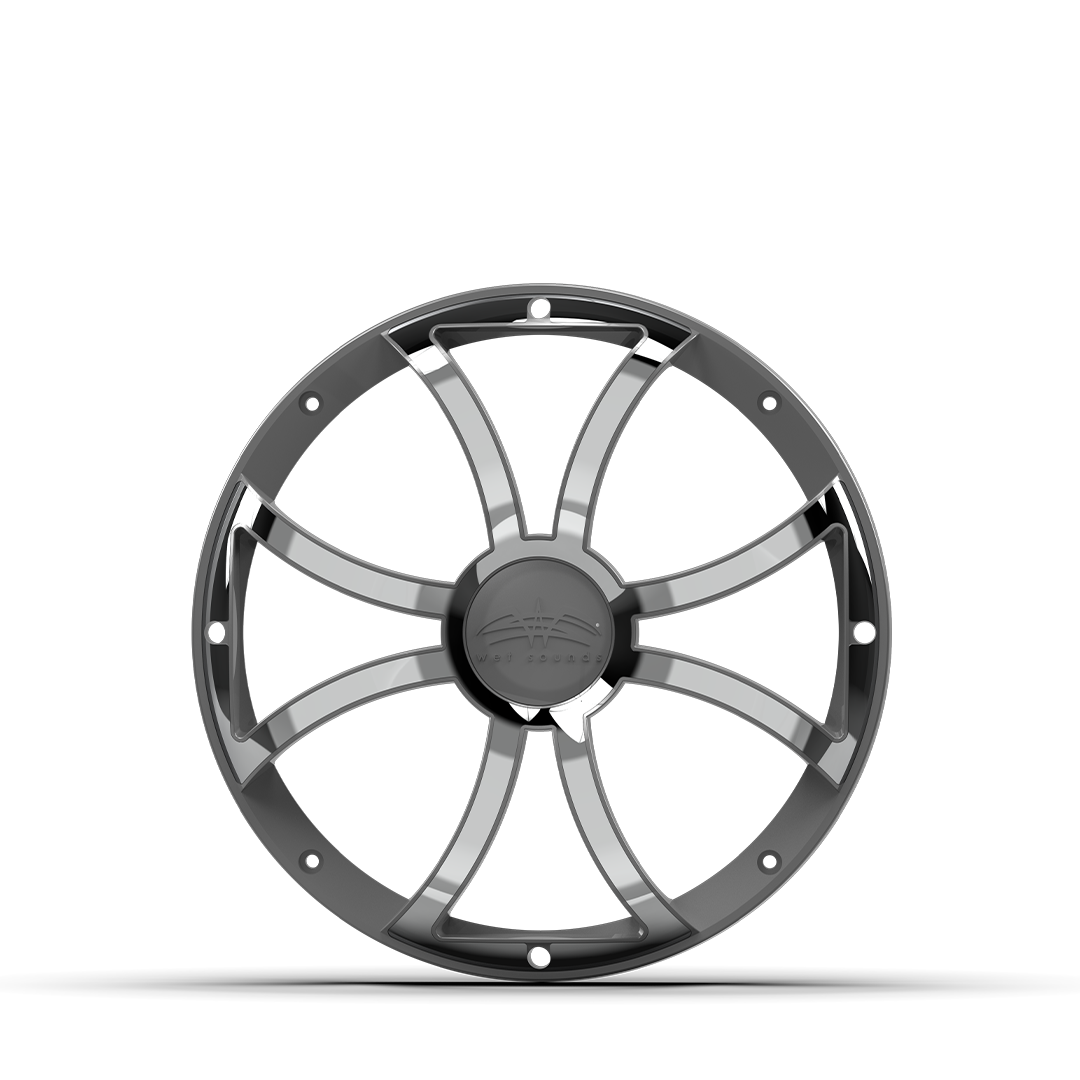 REVO 12 XS-Gunmetal Stainless Steel Subwoofer Grille