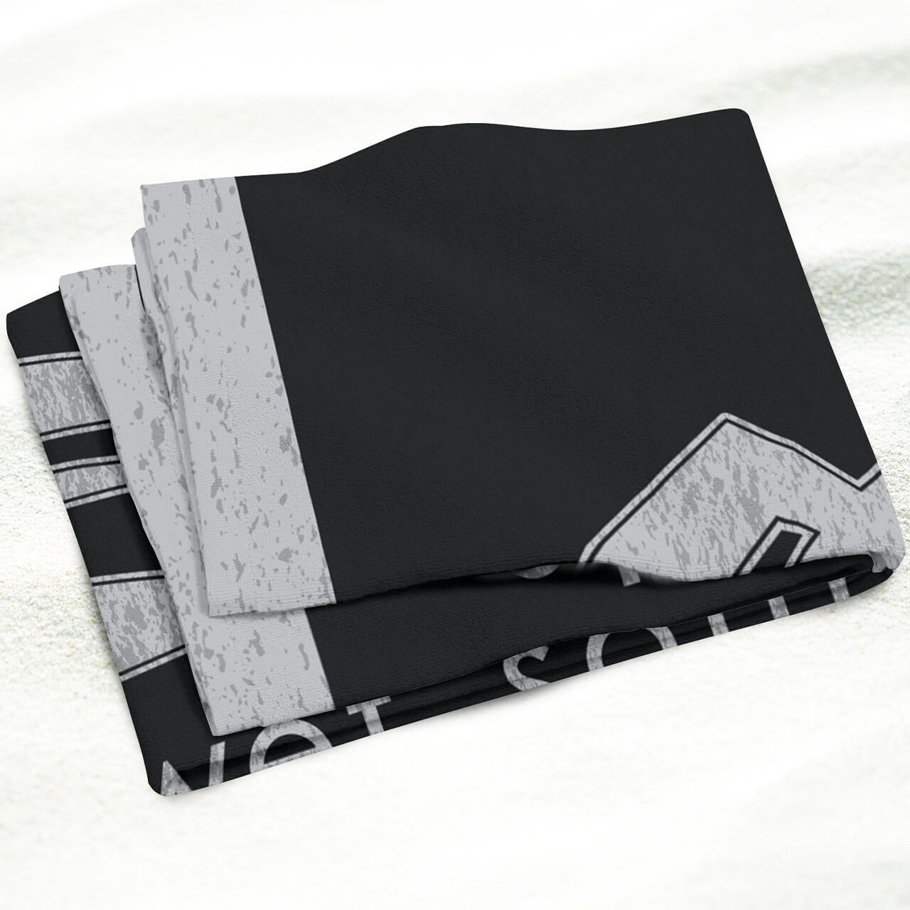POP Beach Towel Black | Wet Sounds