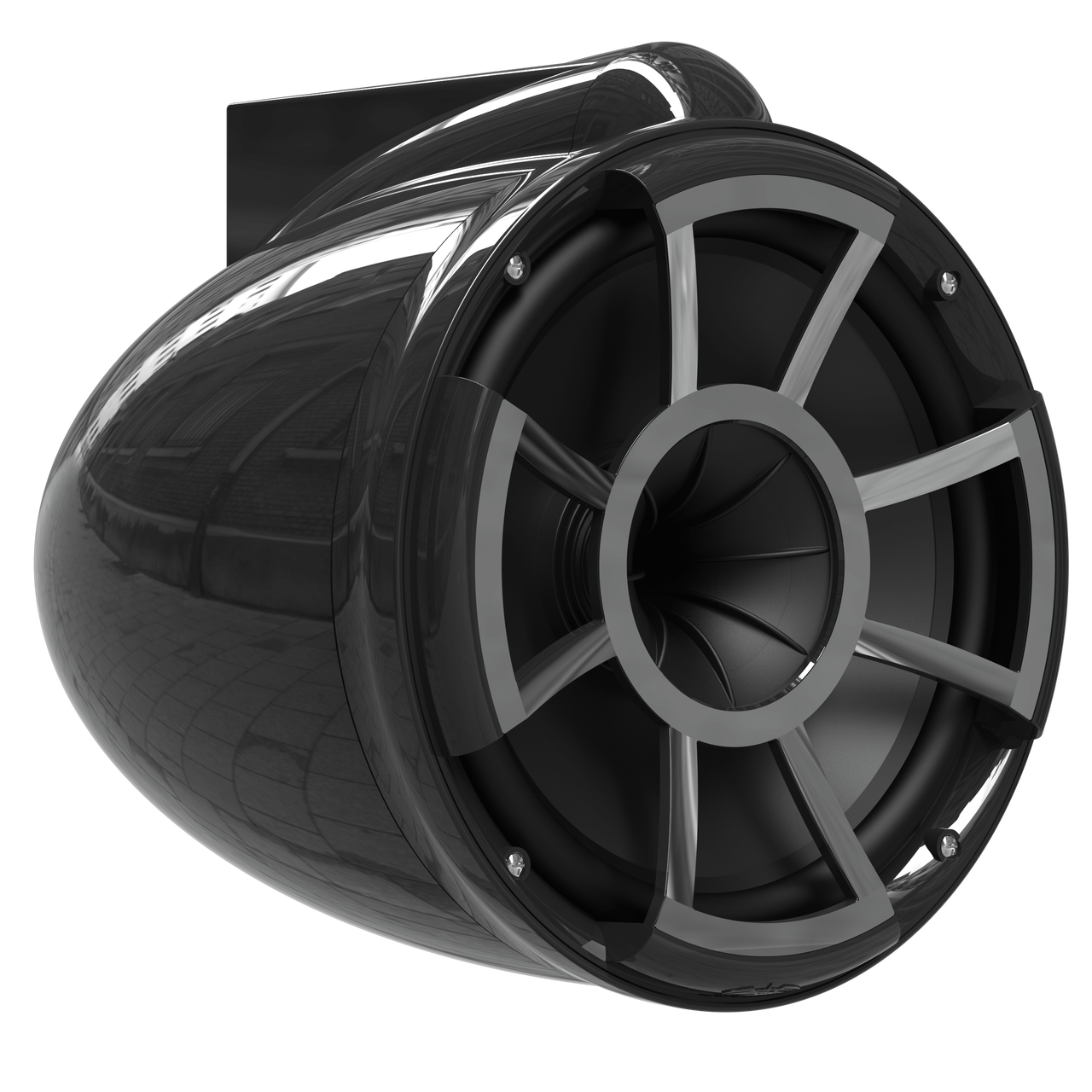 REV10™ Black V2 Wet Sounds Revolution Series 10" Black Tower Speakers