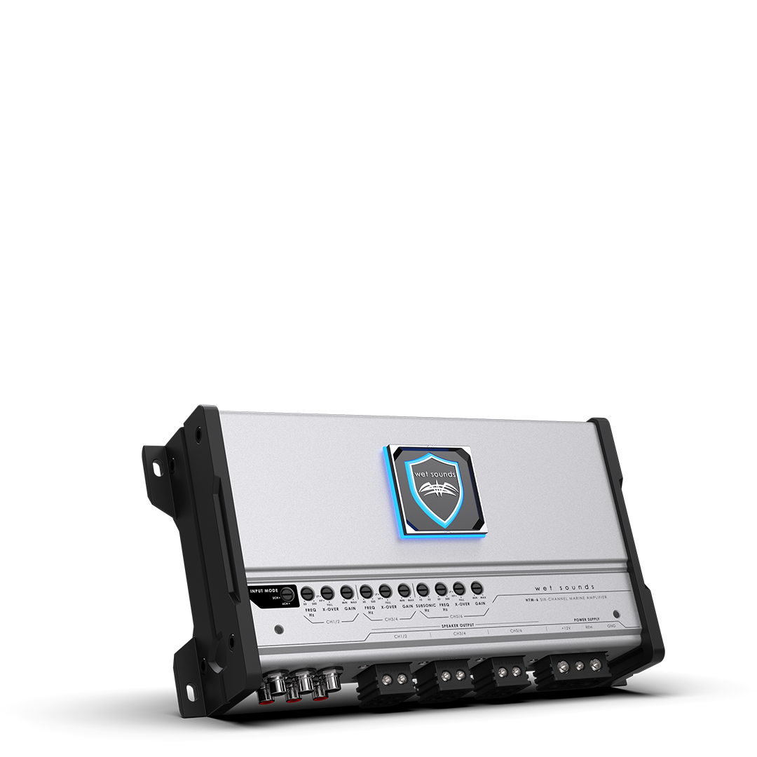 NVX MVPA6 Marine 6-Channel Full Range Amplifier - Class D, 300W RMS