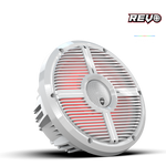 Wet Sounds™ REVO Series 10-inch High-Output Component Style Coaxial Speakers w/ XW-White RGB Grilles