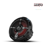 REVO Series 6.5-inch High-Output Component Style Coaxial Speakers w/ XW-Black RGB Grilles