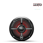 REVO Series 6.5-inch High-Output Component Style Coaxial Speakers w/ XW-Black RGB Grilles