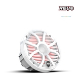 REVO Series 6.5-inch High-Output Component Style Coaxial Speakers w/ SW-White RGB Grilles