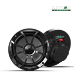 Wet Sounds RECON 6 marine speaker with XS-Black grille front view