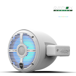 Wet Sounds 6.5-Inch Coaxial Tower Speakers w/ XW-White RGB Grilles - Front Left Blue