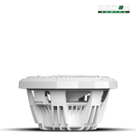 Powersports audio upgrade featuring RECON 10 free air white subwoofer in boat interior