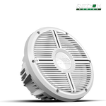 Wet Sounds RECON 10 inch free air marine subwoofer white with XW white grille