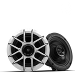 Wet Sounds ZERO 6.5 inch white coaxial speaker with horn loaded tweeter