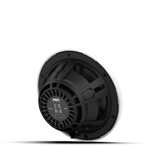 Motorcycle audio upgrade featuring ZERO 8 speakers in white fairing install