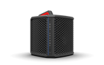 Wet Sounds Portable speaker – rugged, weatherproof wireless speaker with LED lights and pro-level audio performance, perfect for outdoor and marine use, facing right.