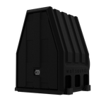 Ported 12" subwoofer enclosure with a Wet Sounds REVO 12 XXX. Ortho back view. Ported 12" subwoofer enclosure with a Wet Sounds REVO 12 XXX. Ortho back view.