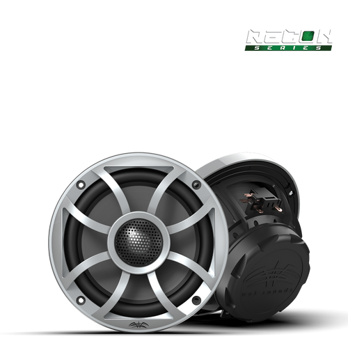 RECON 5-S marine speaker with white grille for boats and powersports audio systems