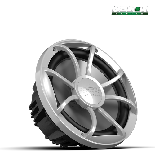 Wet Sounds RECON 10 inch free air marine subwoofer with XS-Silver grille