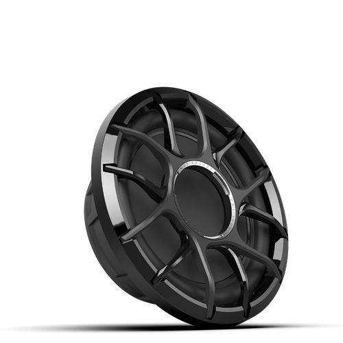 Wet Sounds Zero Series®  10-inch 2Ω High-Output Sealed Enclosure Marine Subwoofer with Black XZ Grille