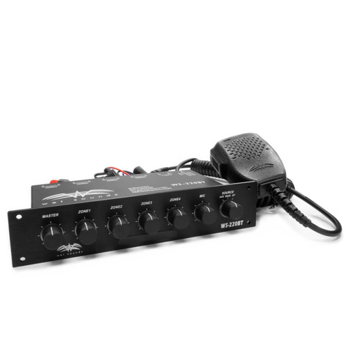 WS-220 BT | Wet Sounds™ Marine 4-Zone Level Controller w/ Integrated Bluetooth® WS-220 BT | Wet Sounds™ Marine 4-Zone Level Controller w/ Integrated Bluetooth®