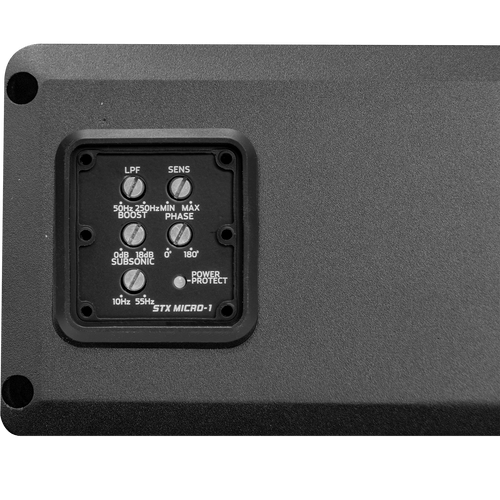STX MICRO-1 | Wet Sounds Compact Chassis Class D Marine Amplifier Back STX MICRO-1 | Wet Sounds Compact Chassis Class D Marine Amplifier Back